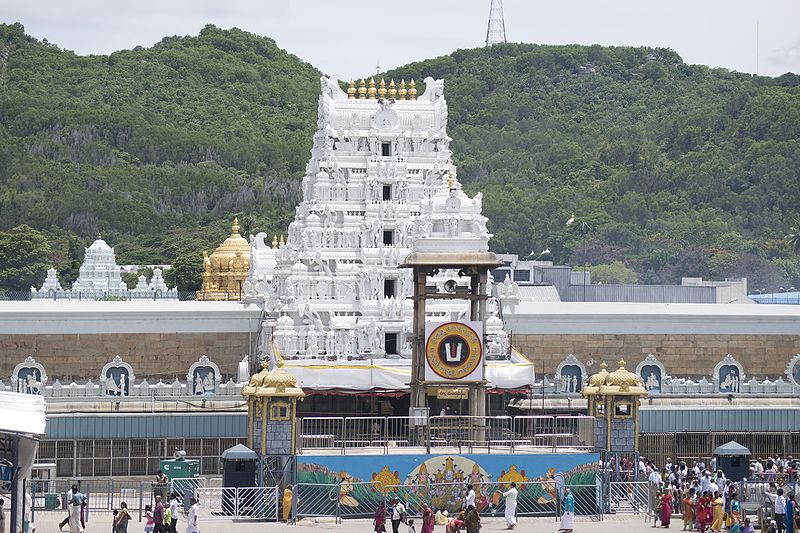Thirupati Balaji Temple in Andhra Pradesh