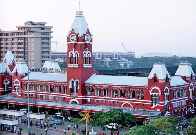 Chennai central railway in Chennai