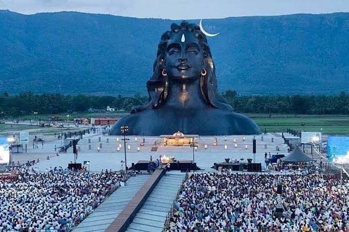 Adiyogi Shiva Statue at Isha Yoga Center in Coimbatore