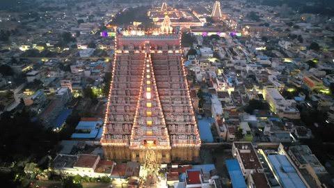 Magnificent Rajagopuram of Srirangam Ranganathaswamy Temple Trichy