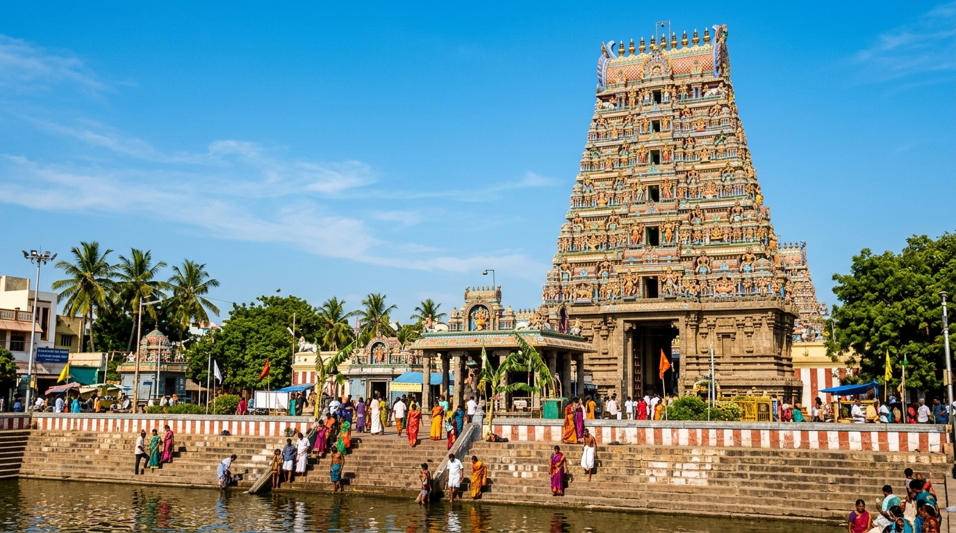 Kapaleeshwarar Temple Gopuram in Chennai