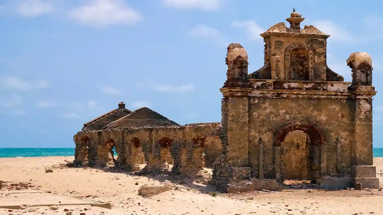 Dhanushkodi Ghost Town Church Ruins