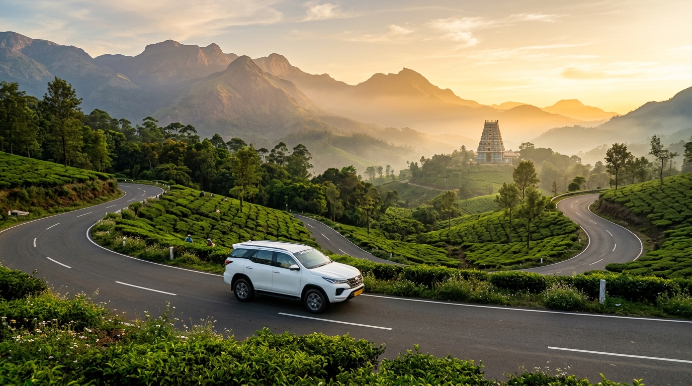 South India Tour and Cab Journey with Rithish Tours & Travels Madurai